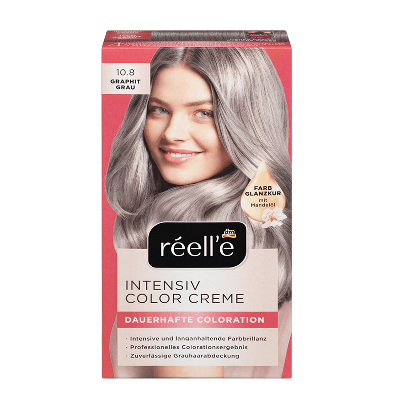 رنگ مو خاکستری دودی reelle INTENSIV COLOR CREME 10.8