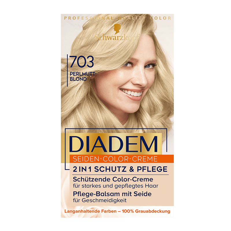 رنگ مو بلوند پلاتینی DIADEM SEIDEN-COLOR-CREME  703