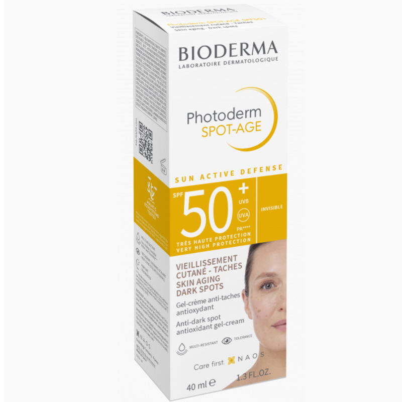 ضد آفتاب کرم-ژلی ضدلک و آنتی اکسیدان BIODERMA sun crème-Gel photoderm spot-AGE+50