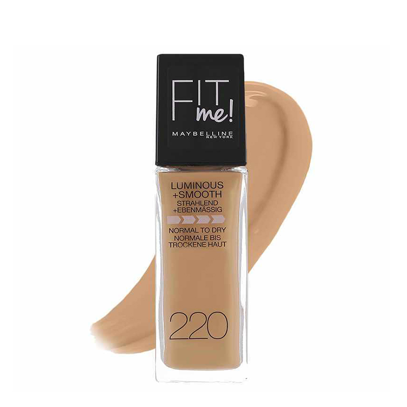 کرم پودر مخصوص پوست نرمال تا خشک MAYBELLINE FIT me! 220