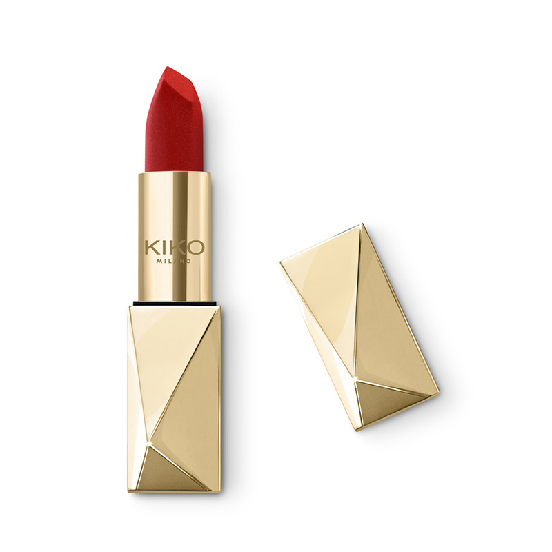 رژ لب  مخملی مات KIKO HOLIDAY GEMS LASTING LUXURY MATTE LIPSTICK 08