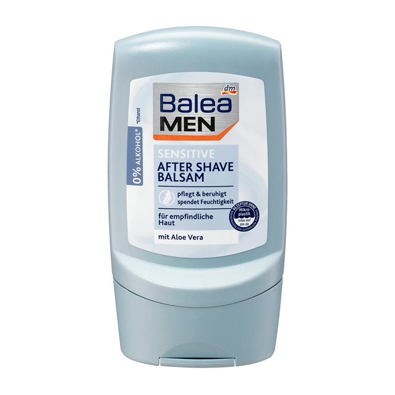 افتر شیو مخصوص آقایان ضد حساسیت پوست حاوی آلوئه ورا مراقبت کننده شدید پوست balea men after shave balsam sensitive