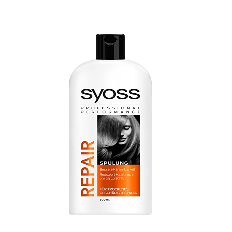 نرم کننده و ترمیم کننده موهای آسیب دیده و خشک  syoss  REPAIR SULUNG 500ml