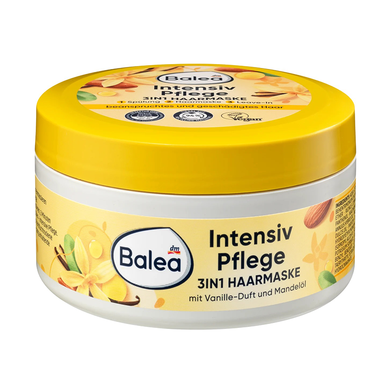 ماسک مو 3 در 1 (ماسک مو  داخل حمام و نرم کننده و  ماسک بیرون حمام) BALEA INTENSIVE PFLEGE 3 IN 1 MASKE