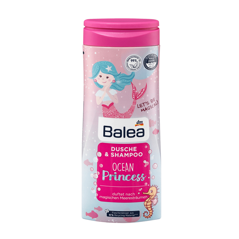 شامپو مخصوص سر و بدن کودک Balea OCEAN Princess DUSCH & SHAMPOO