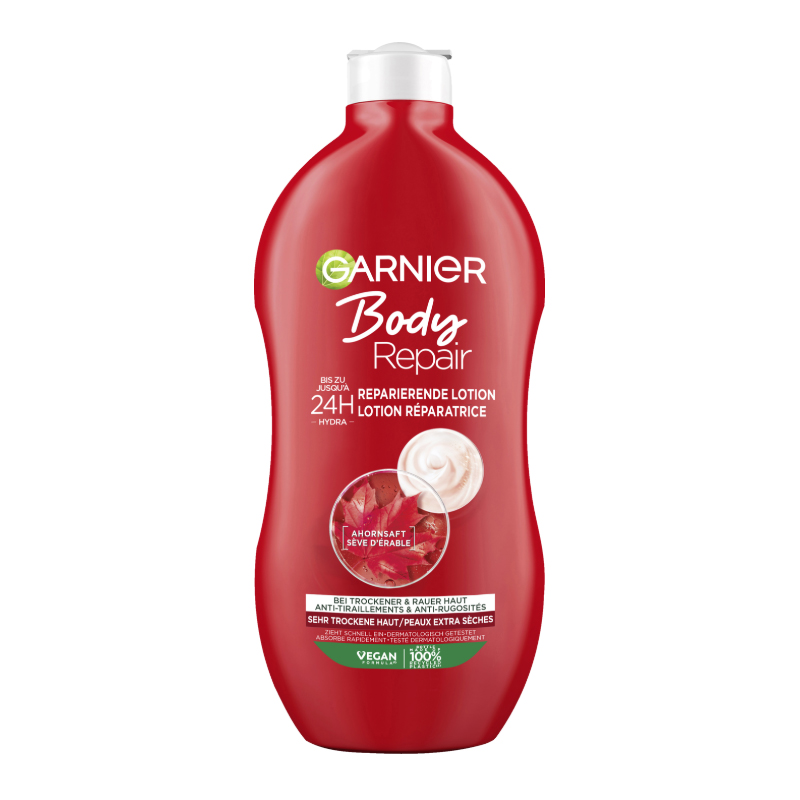 لوسیون ترمیم کننده بدن برای پوست خشک GARNIER BODY REPAIR REPAIRIERENDE CREME-MILK