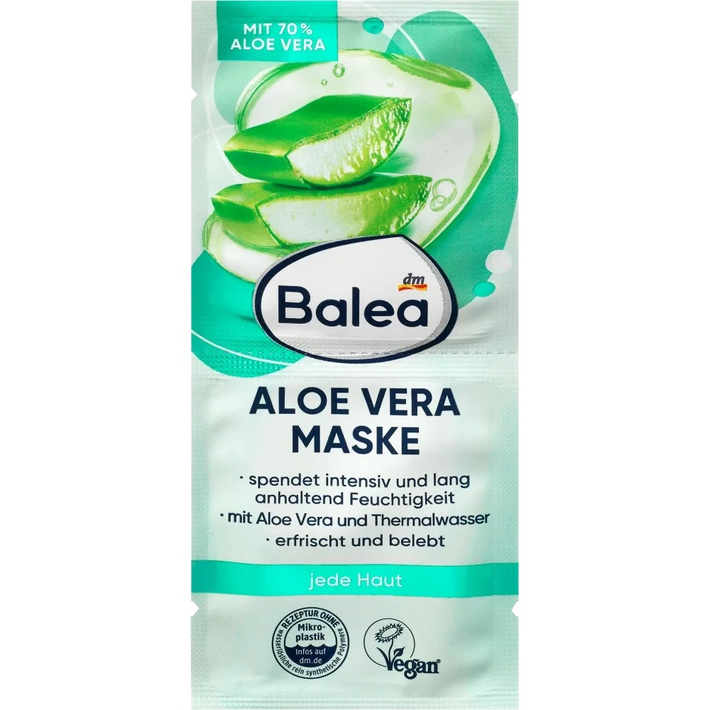 ماسک رطوبت رسان صورت حاوی آلوئه ورا BALEA ALOE VERA MASKE