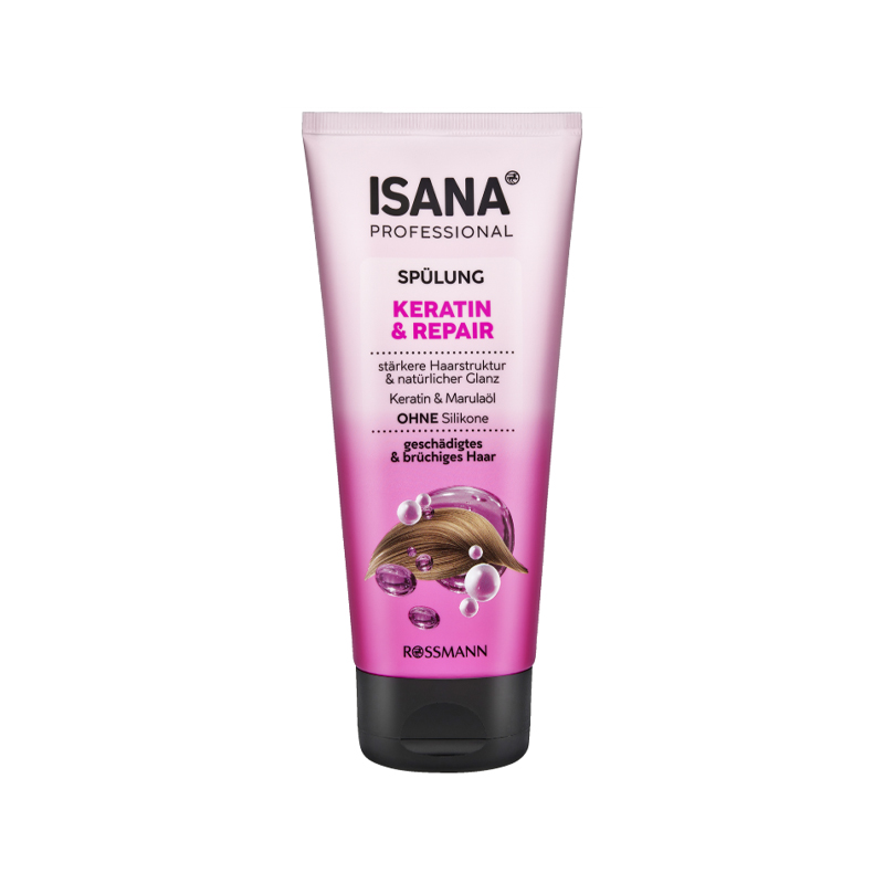 نرم کننده حاوی کراتین isana professional spulung keratin & repair