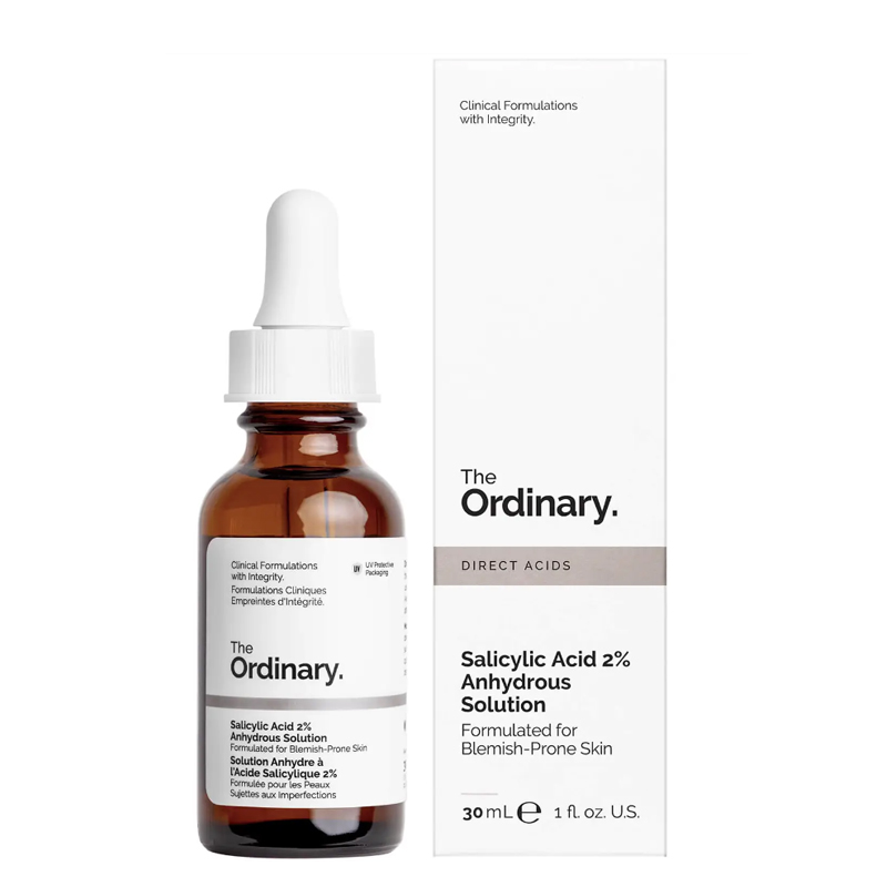 سرم ضد جوش و ضدلک مخصوص پوست های خیلی چرب حاوی 2 درصد سالسیلیک اسید THE ORDINARY SALICYLIC ACID 2 percent ANHYDROUS SOLUTION