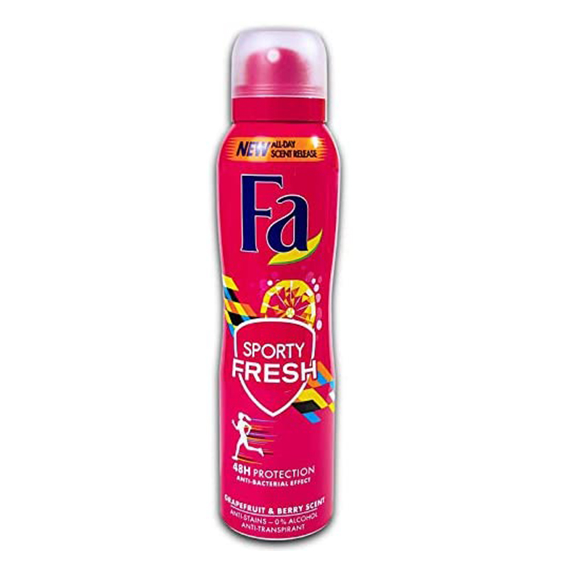 اسپری ضد تعریق بدن بانوان  FA SPORT FRESH 48H