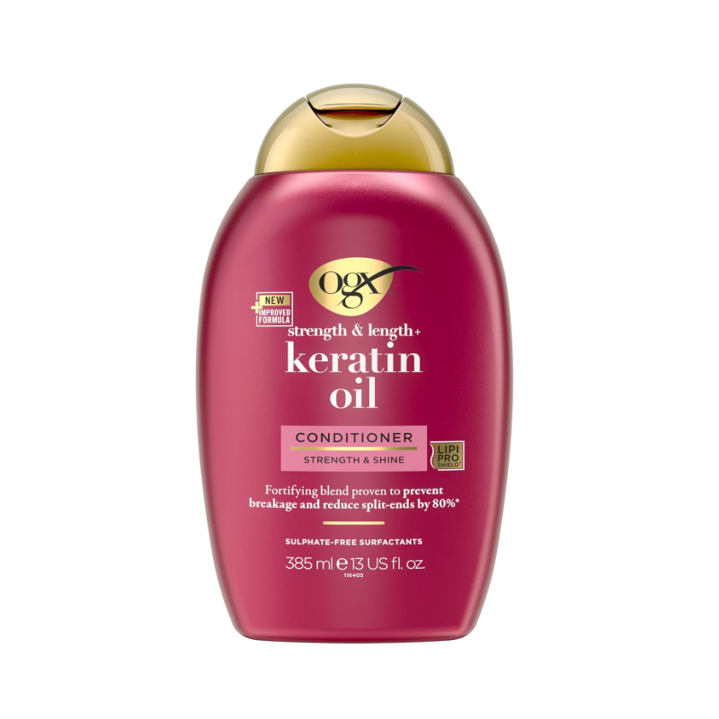 نرم کننده بدون سولفات استحکام بخش و تقویت کننده مو OGX KERATIN OIL SHAMPOO