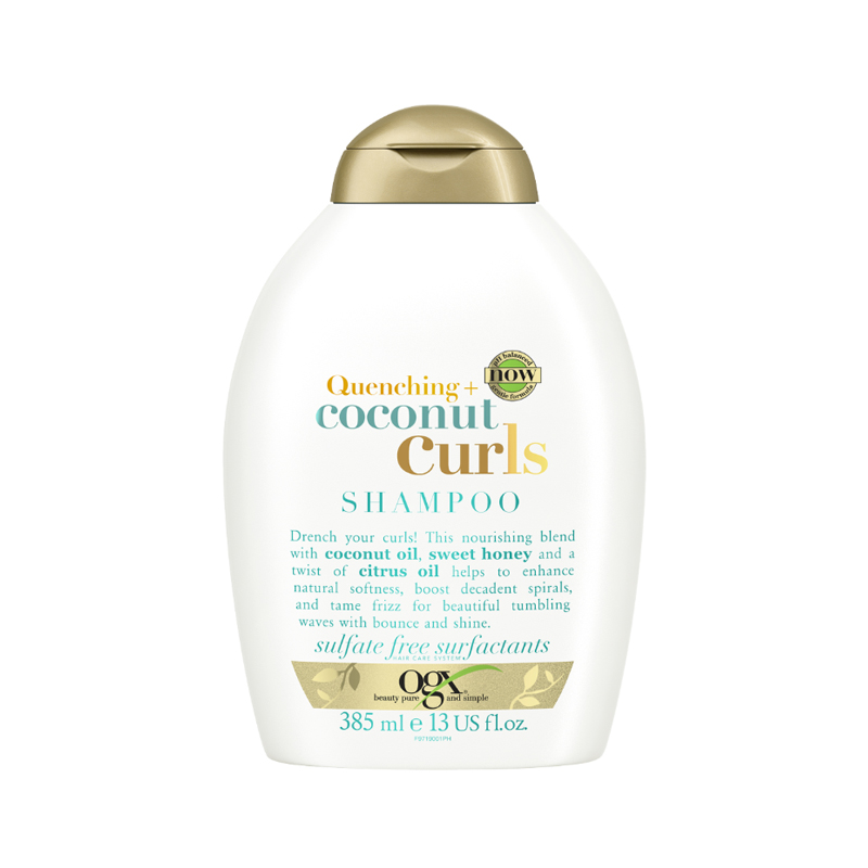 شامپو بدون سولفات مخصوص موهای فر OGX COCONUT CTRLS SHAMPOO