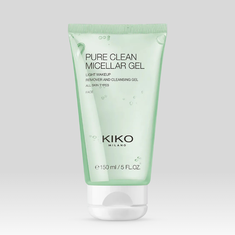 ژل شستشو صورت مخصوص انواع پوست kiko milano pure clean micellar gel